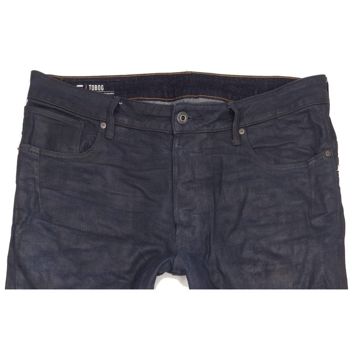 G-Star Tobog 3D Men Blue Tapered Relaxed Stretch Jeans W34 L32