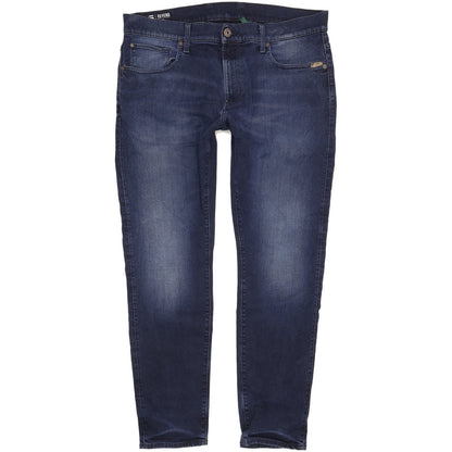 G-Star Revend Men Blue Skinny Slim Stretch Jeans W38 L31