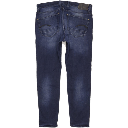 G-Star Revend Men Blue Skinny Slim Stretch Jeans W38 L31