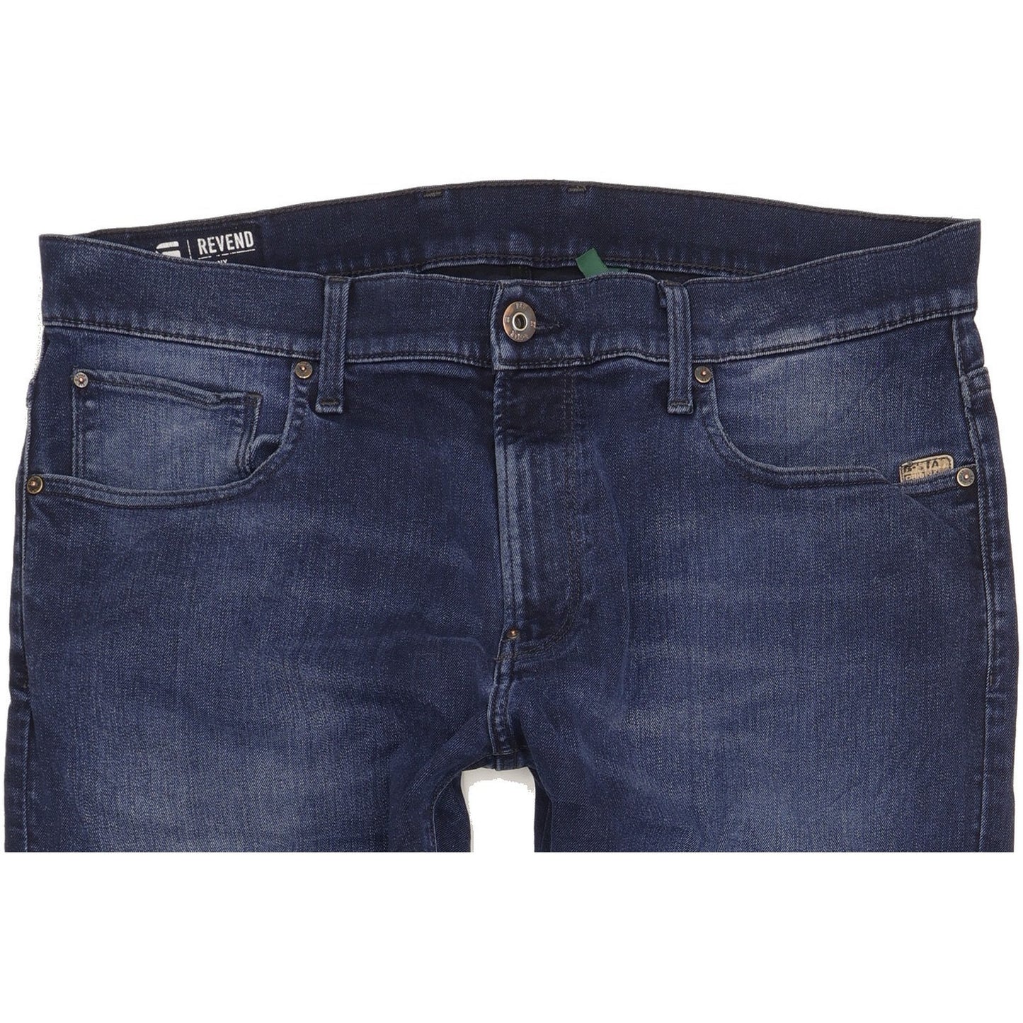 G-Star Revend Men Blue Skinny Slim Stretch Jeans W38 L31