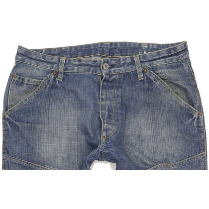 G-Star Elwood Men Blue Straight Regular Jeans W36 L34
