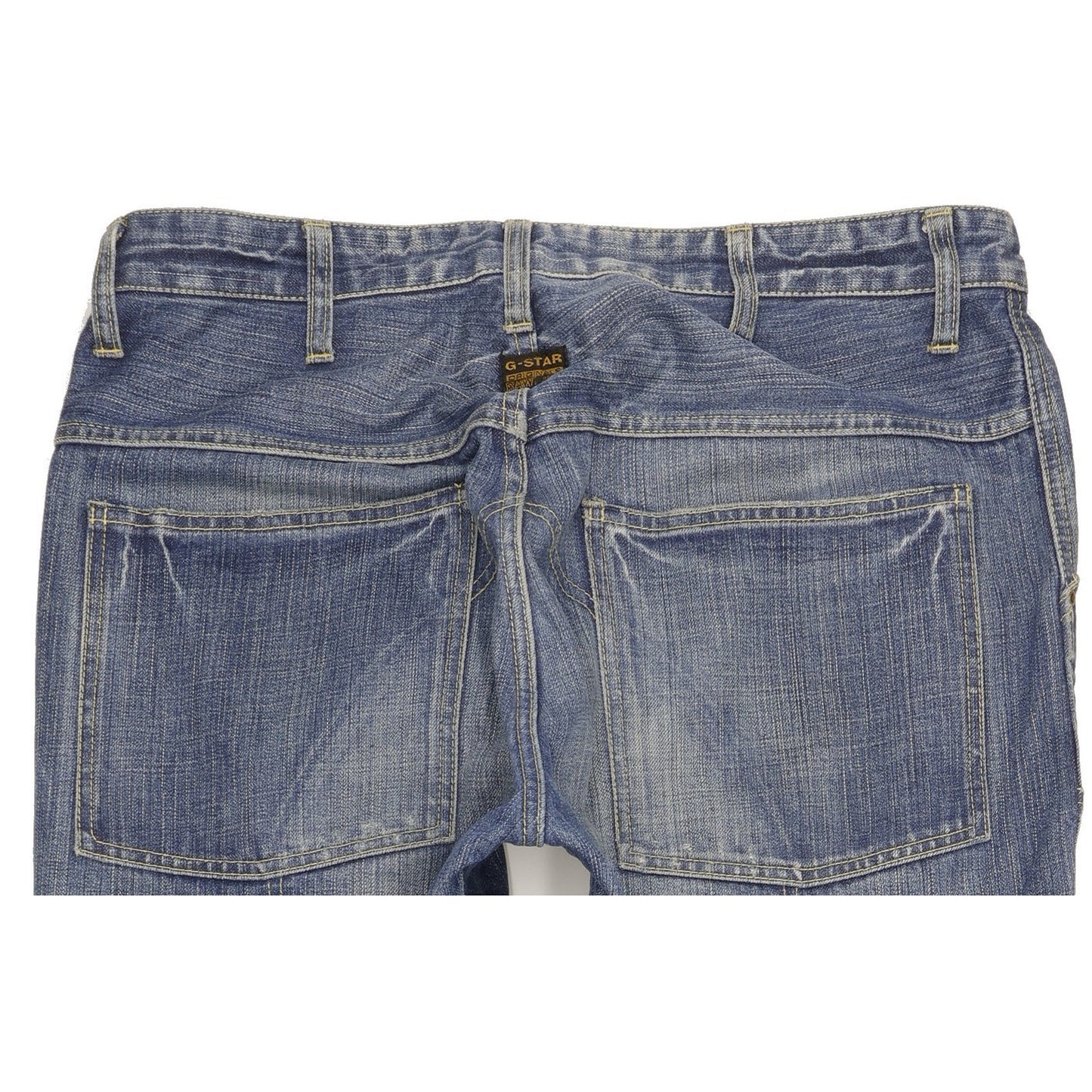 G-Star Elwood Men Blue Straight Regular Jeans W36 L34