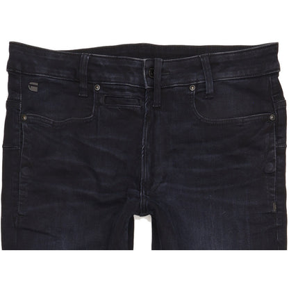G-Star D-Staq 3D Men Navy Skinny Slim Stretch Jeans W32 L34