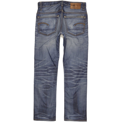 G-Star 3301 Men Blue Straight Regular Jeans W33 L31