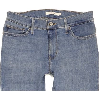 Levi's Slimming Women Blue Straight Slim Stretch Jeans W29 L31