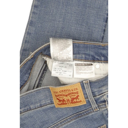Levi's Slimming Women Blue Straight Slim Stretch Jeans W29 L31
