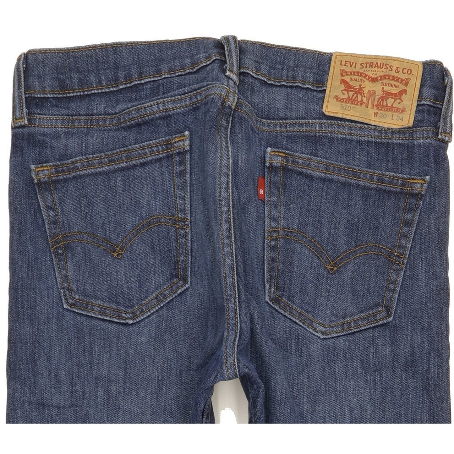 Levi's 510 Men Blue Skinny Slim Stretch Jeans W30 L32
