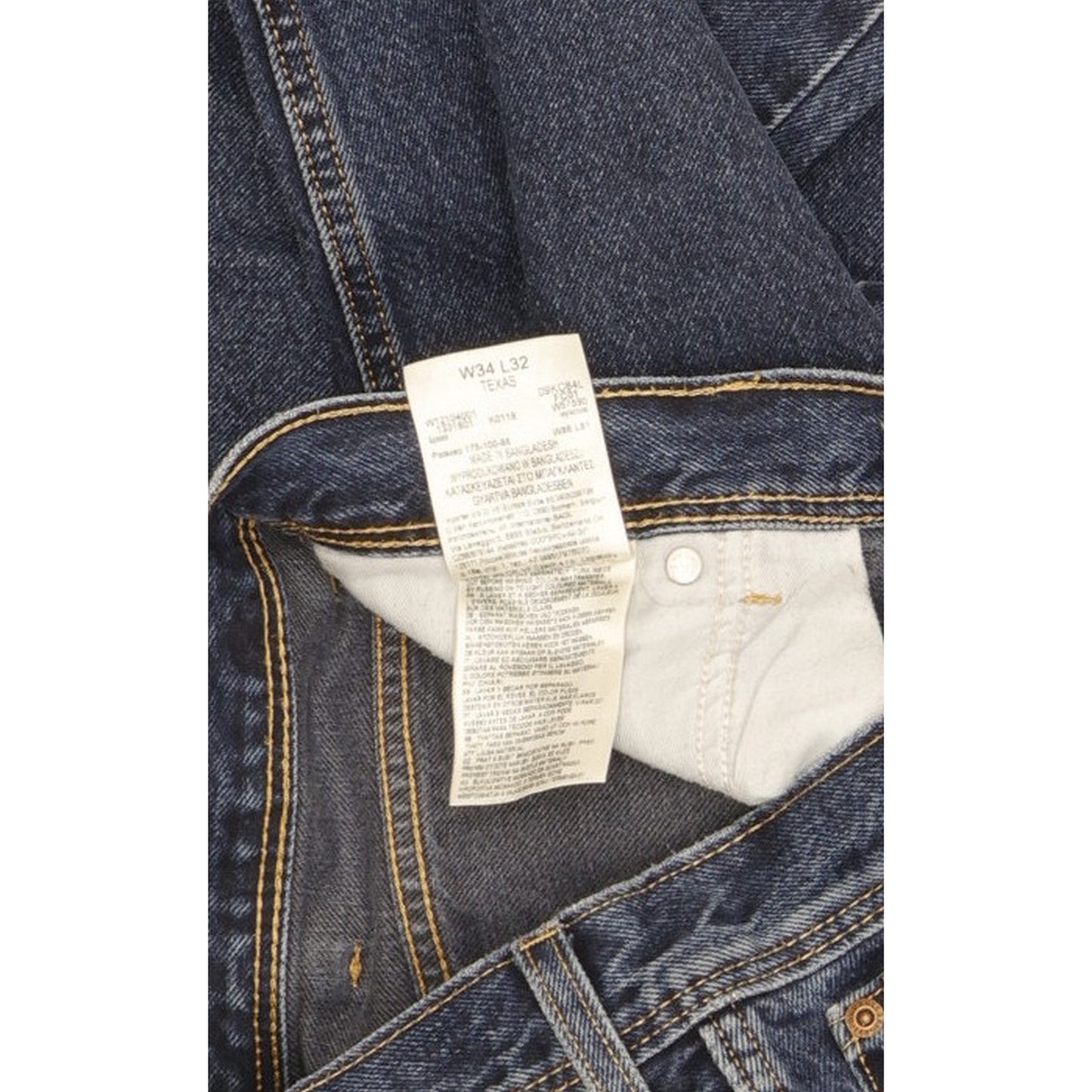 Wrangler Texas Men Blue Straight Regular Jeans W34 L31