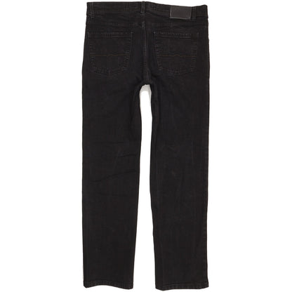 Pioneer Rando Men Black Straight Regular Stretch Jeans W36 L30
