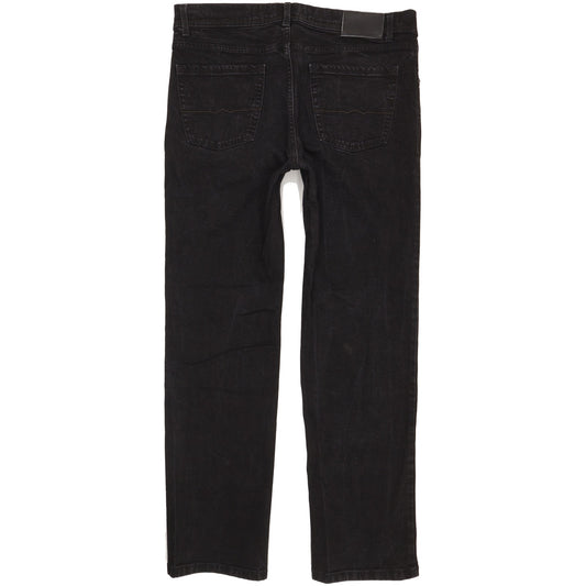 Pioneer Rando Men Black Straight Regular Stretch Jeans W36 L30