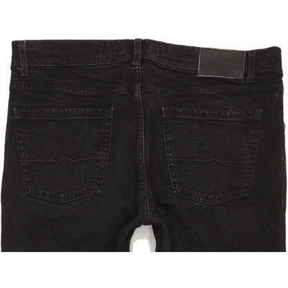 Pioneer Rando Men Black Straight Regular Stretch Jeans W36 L30