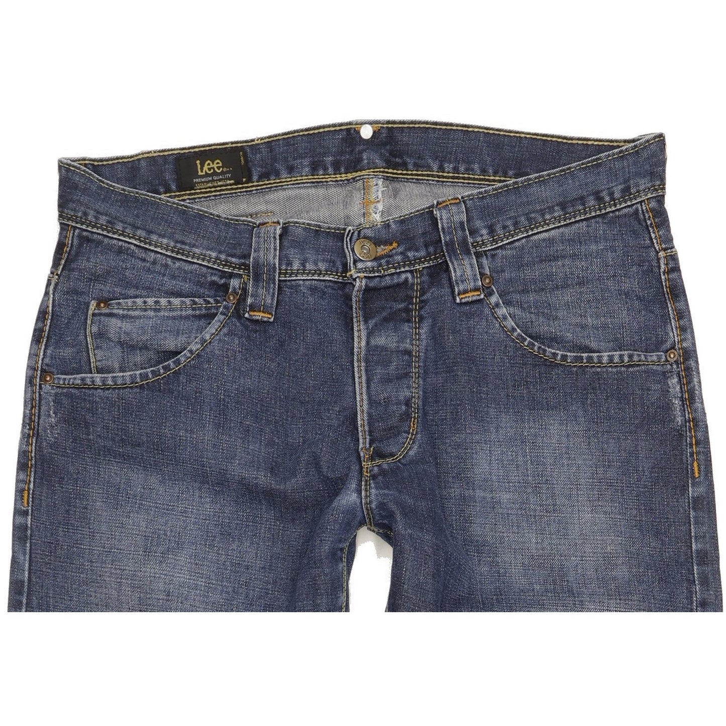 Lee Roscoe Men Blue Straight Regular Jeans W32 L32