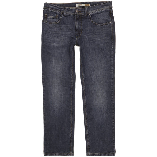 Pioneer Rando Men Blue Straight Regular Stretch Jeans W36 L30