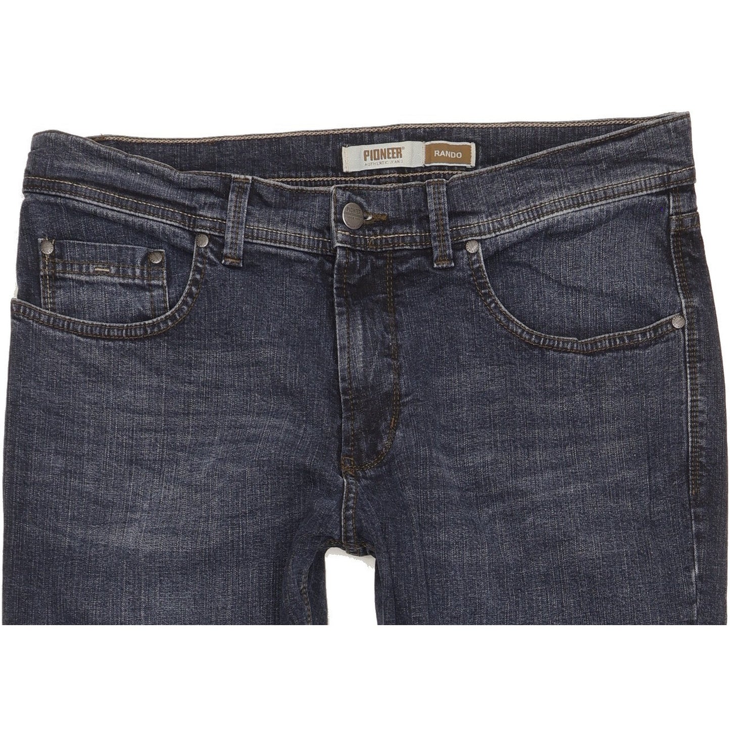 Pioneer Rando Men Blue Straight Regular Stretch Jeans W36 L30