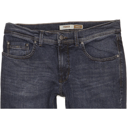Pioneer Rando Men Blue Straight Regular Stretch Jeans W36 L30