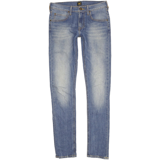 Lee Luke Men Blue Skinny Slim Stretch Jeans W28 L34