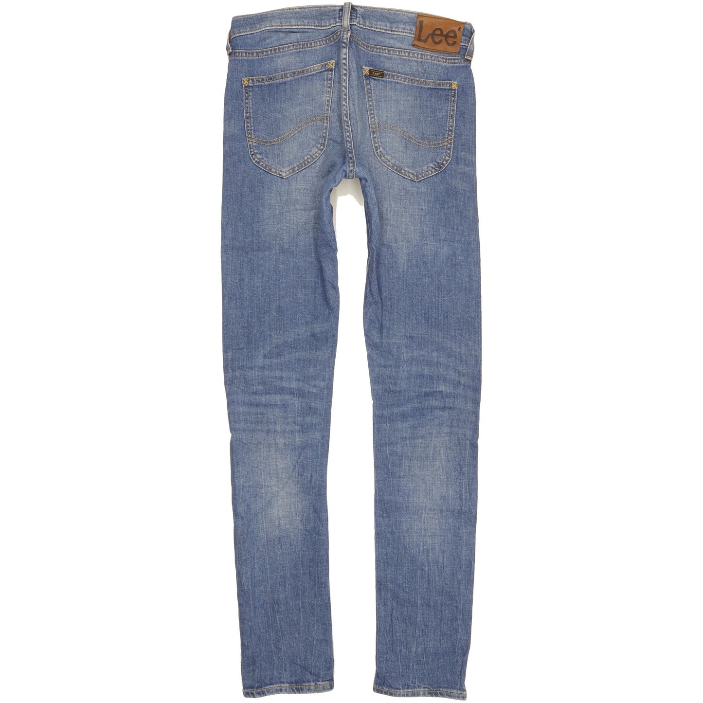 Lee Luke Men Blue Skinny Slim Stretch Jeans W28 L34
