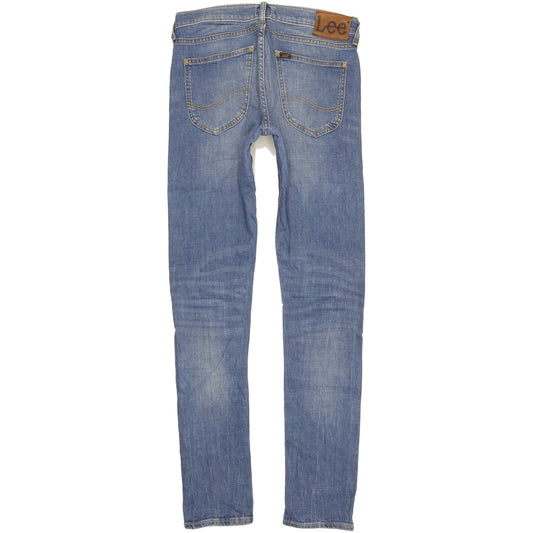 Lee Luke Men Blue Skinny Slim Stretch Jeans W28 L34