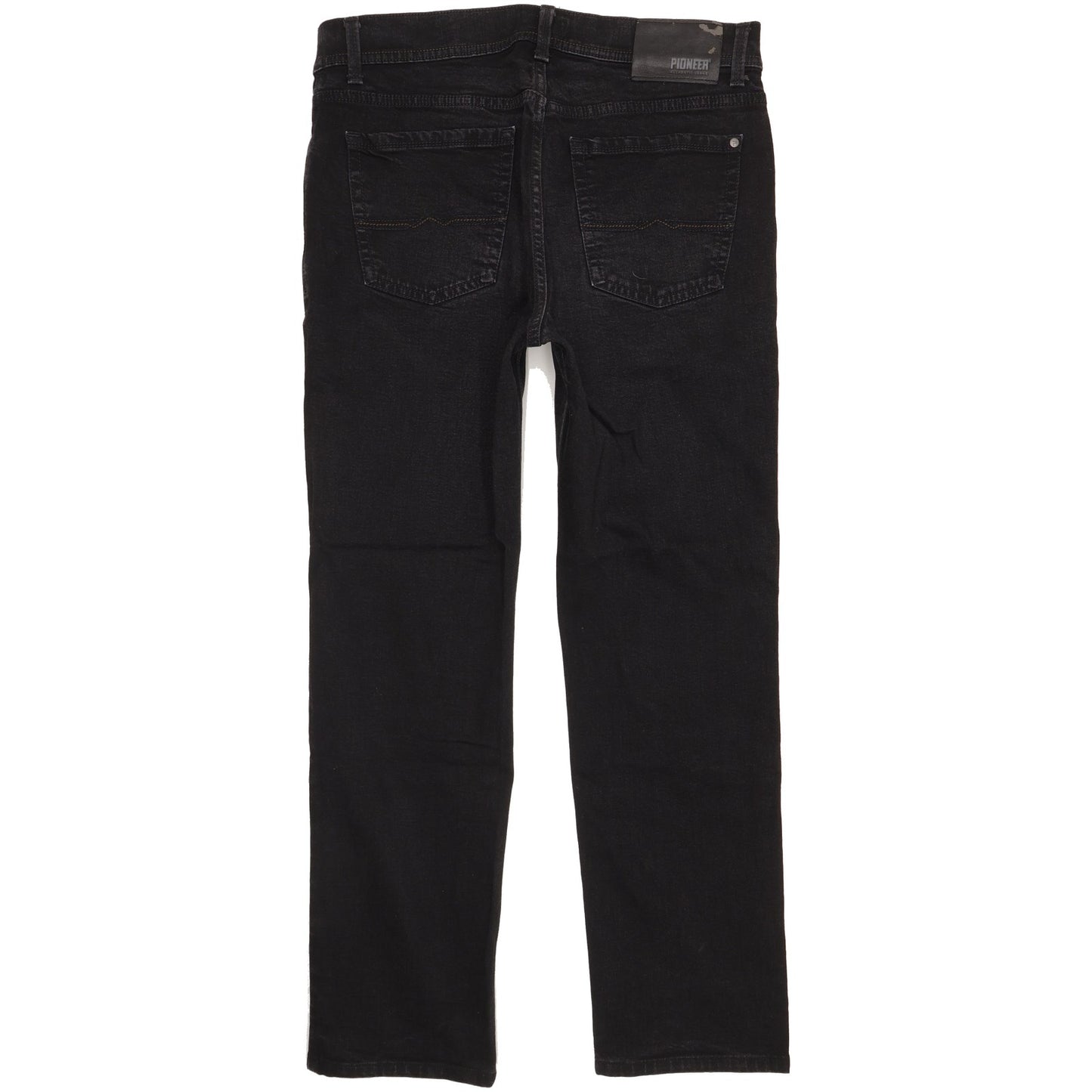 Pioneer Rando Men Black Straight Regular Stretch Jeans W32 L28