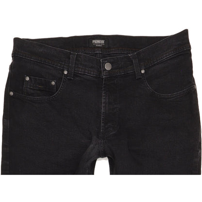 Pioneer Rando Men Black Straight Regular Stretch Jeans W32 L28
