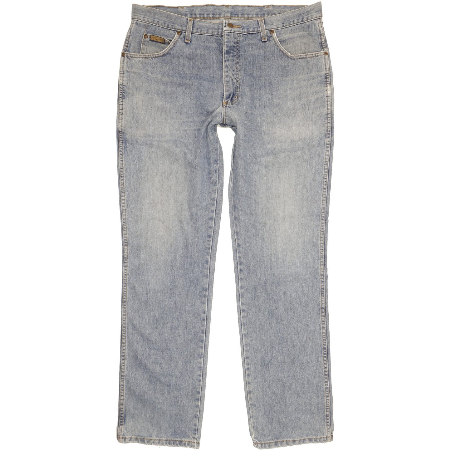 Wrangler Texas Men Blue Straight Regular Jeans W38 L34