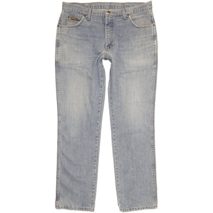 Wrangler Texas Men Blue Straight Regular Jeans W38 L34