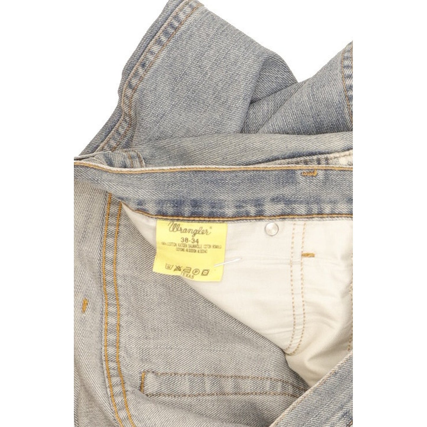 Wrangler Texas Men Blue Straight Regular Jeans W38 L34