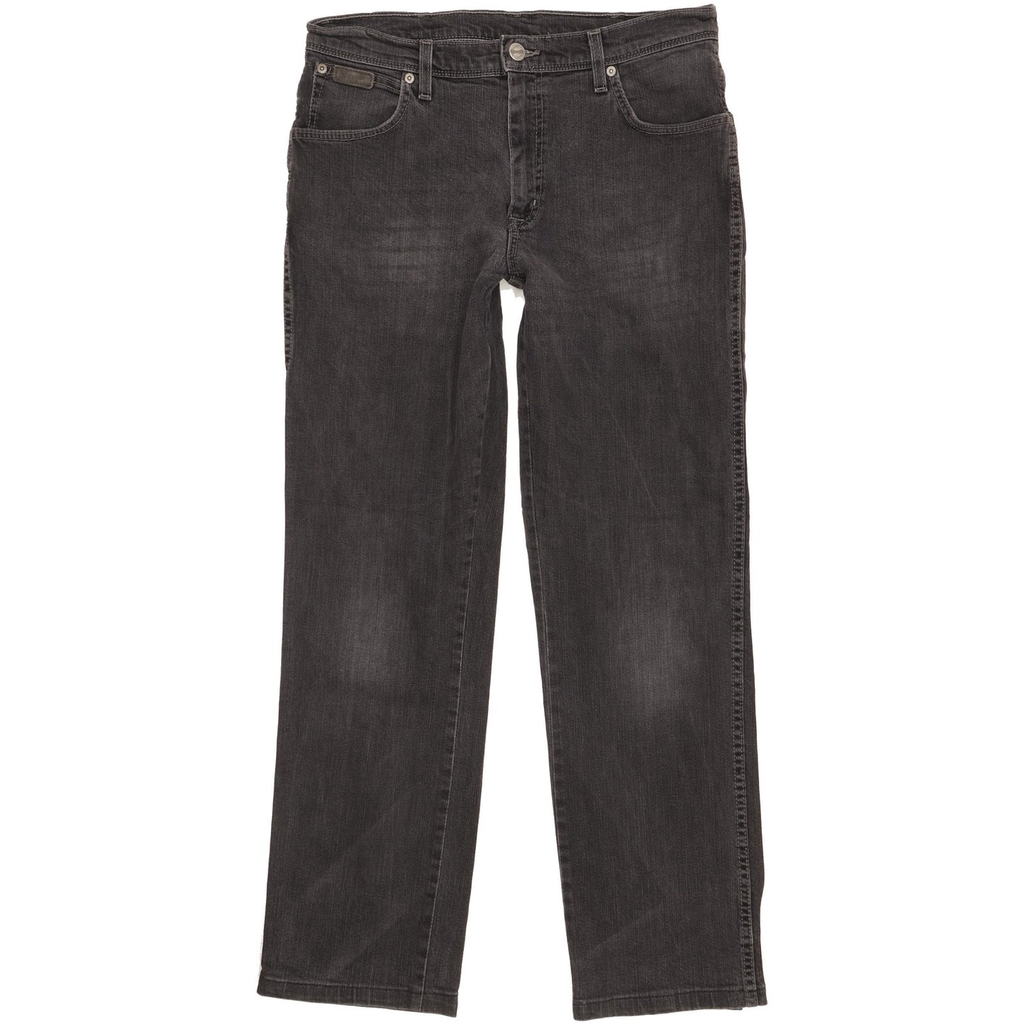 Wrangler Texas Men Grey Straight Regular Stretch Jeans W34 L30
