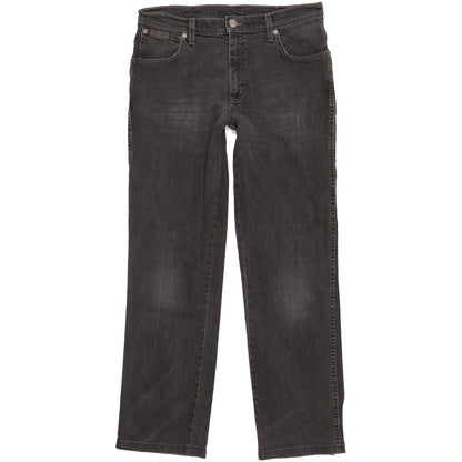 Wrangler Texas Men Grey Straight Regular Stretch Jeans W34 L30
