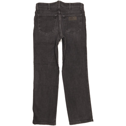 Wrangler Texas Men Grey Straight Regular Stretch Jeans W34 L30