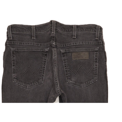 Wrangler Texas Men Grey Straight Regular Stretch Jeans W34 L30