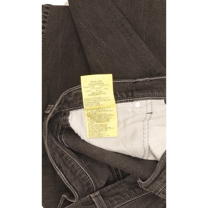 Wrangler Texas Men Grey Straight Regular Stretch Jeans W34 L30