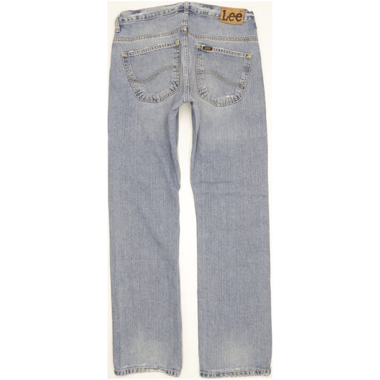 Lee Knox Men Blue Straight Regular Jeans W33 L32