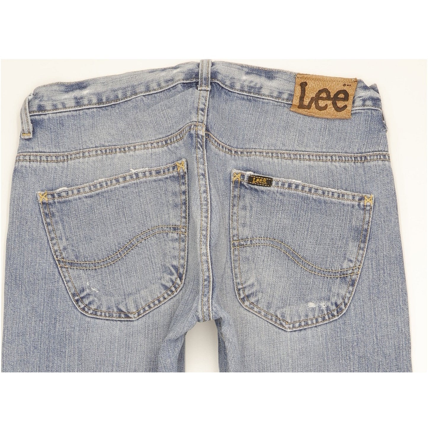 Lee Knox Men Blue Straight Regular Jeans W33 L32