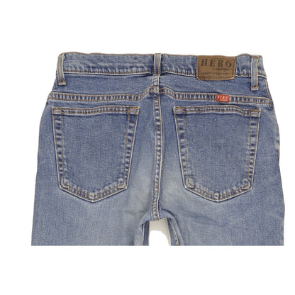 Wrangler Hero Men Blue Straight Regular Stretch Jeans W31 L34