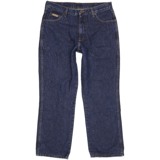 Wrangler Comfort Men Blue Straight Regular Jeans W34 L28