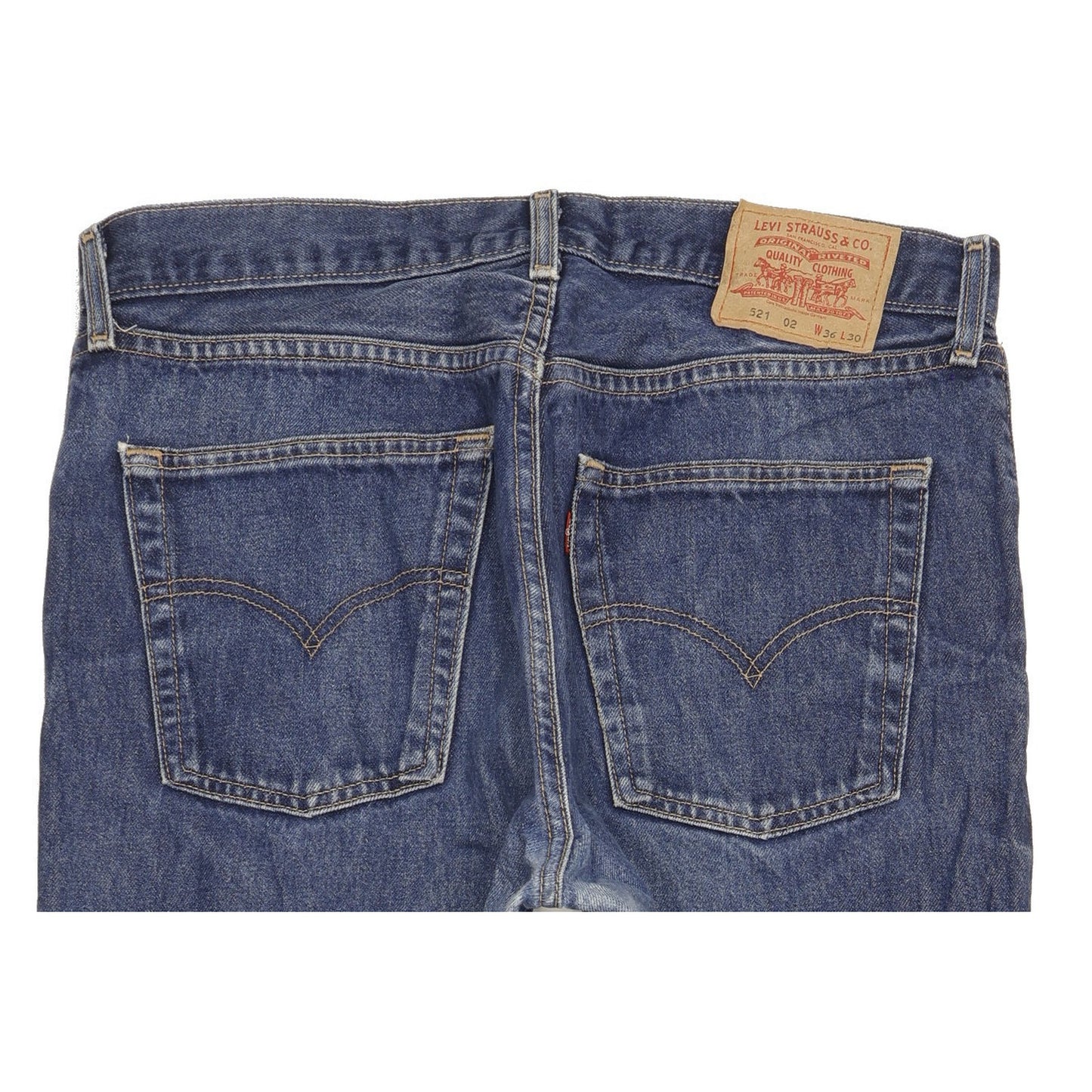 Levi's 521 Men Blue Straight Regular Jeans W36 L30