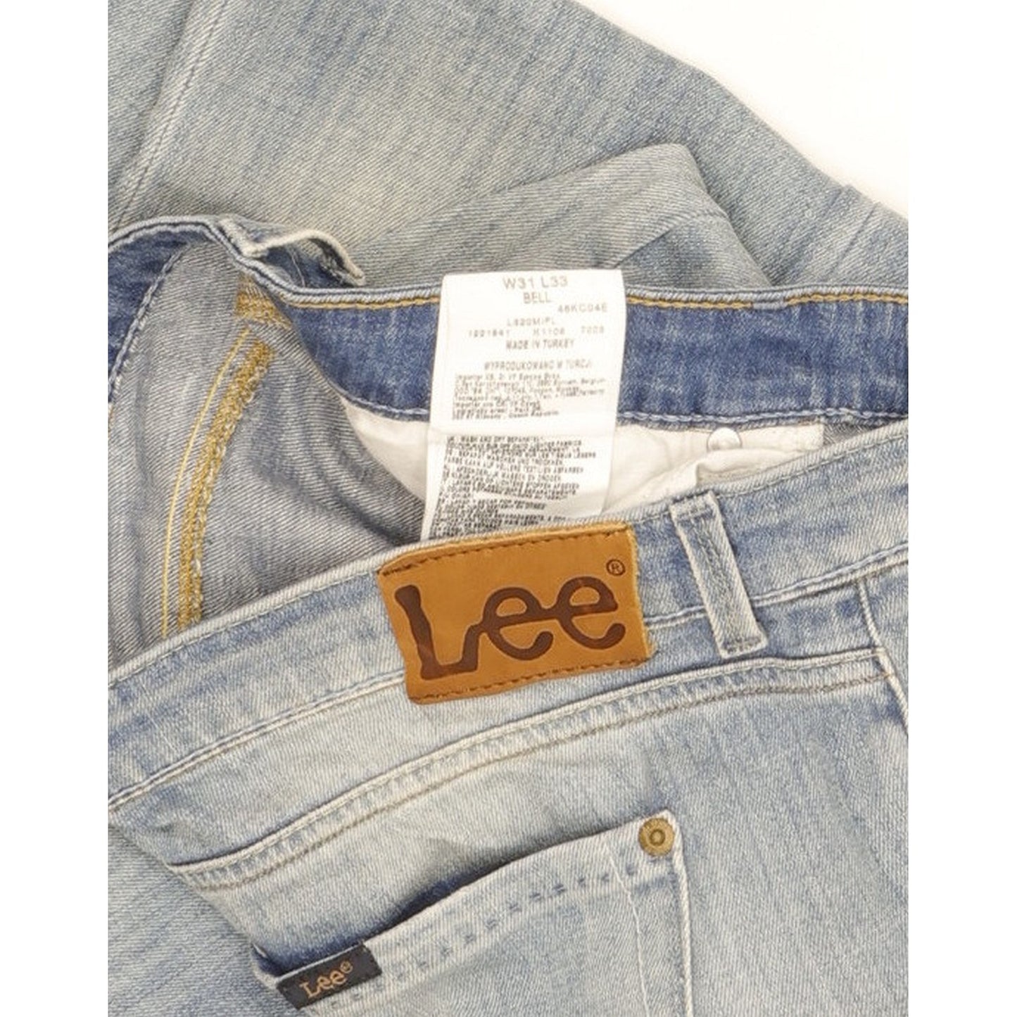 Lee Bell Women Blue Bootcut Slim Stretch Jeans W31 L33
