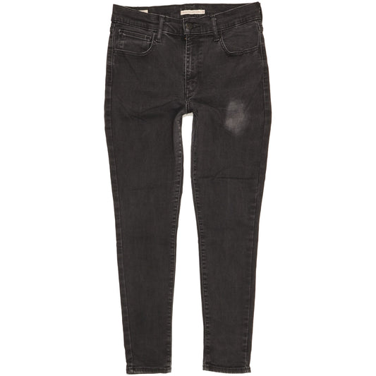 Levi's 720 Black Skinny Slim Stretch Jeans High Waisted W30 L28