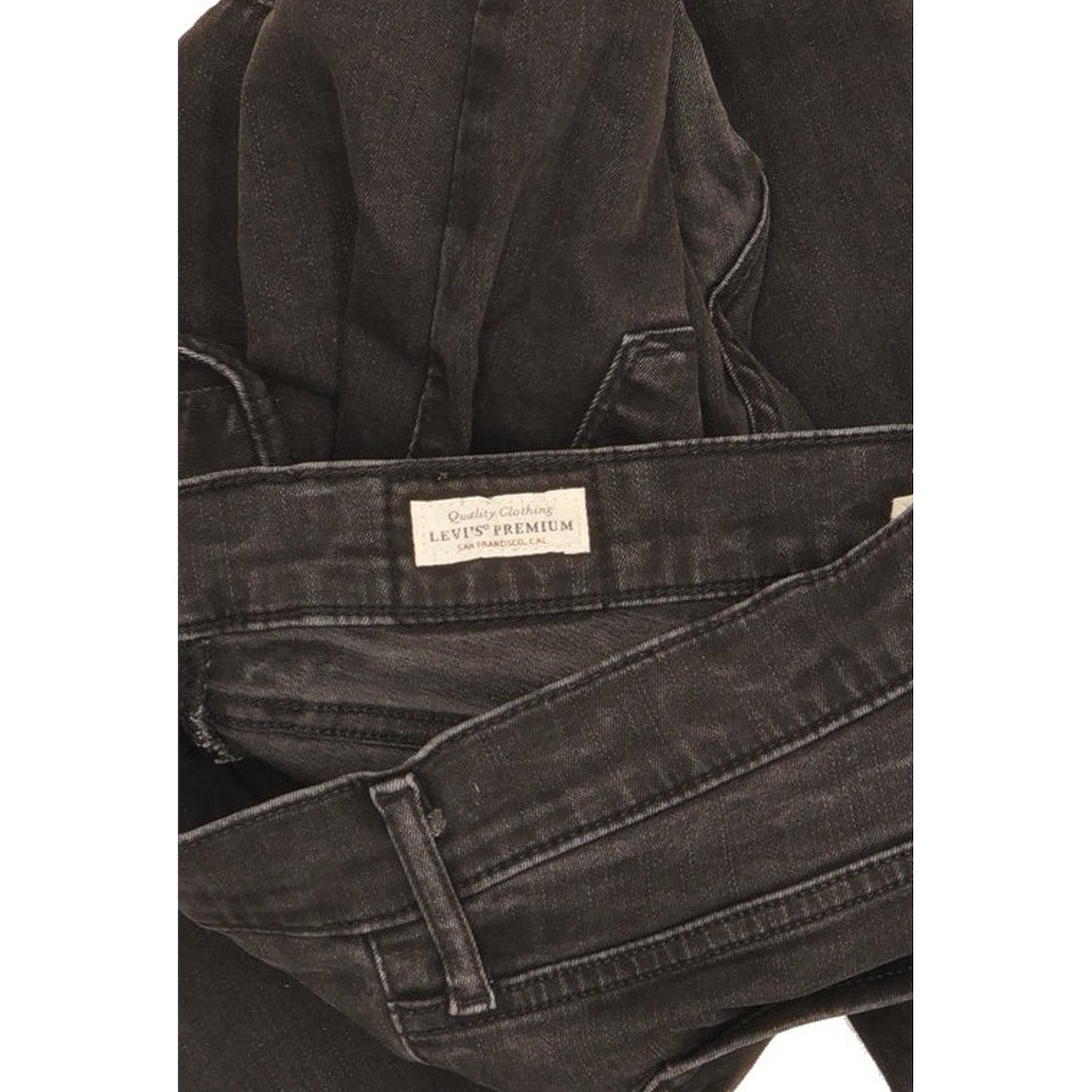 Levi's 720 Black Skinny Slim Stretch Jeans High Waisted W30 L28