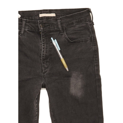 Levi's 720 Black Skinny Slim Stretch Jeans High Waisted W30 L28