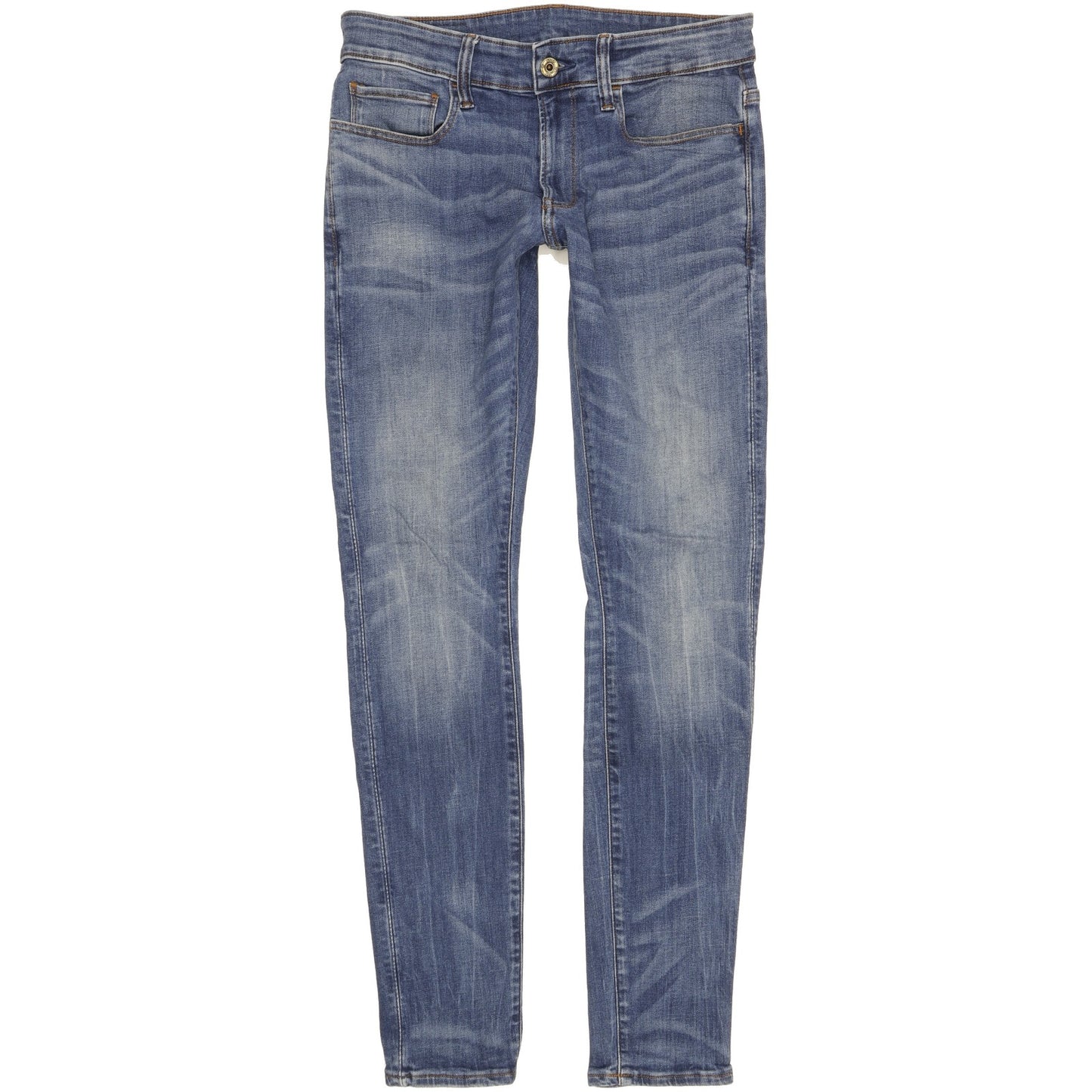G-Star 3301 Deconstructed Men Blue Skinny Slim Stretch Jeans W30 L32
