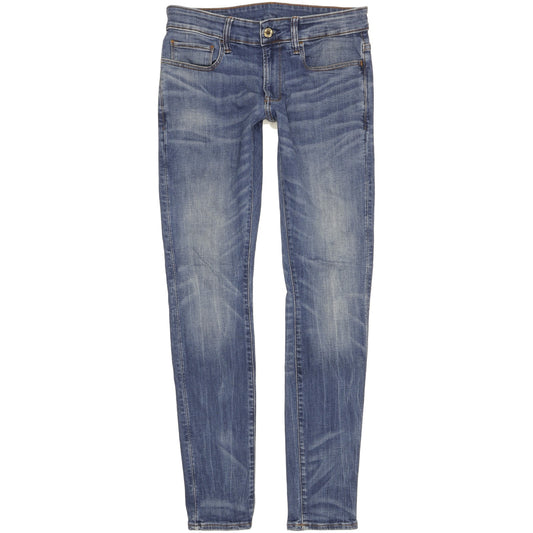 G-Star 3301 Deconstructed Men Blue Skinny Slim Stretch Jeans W30 L32