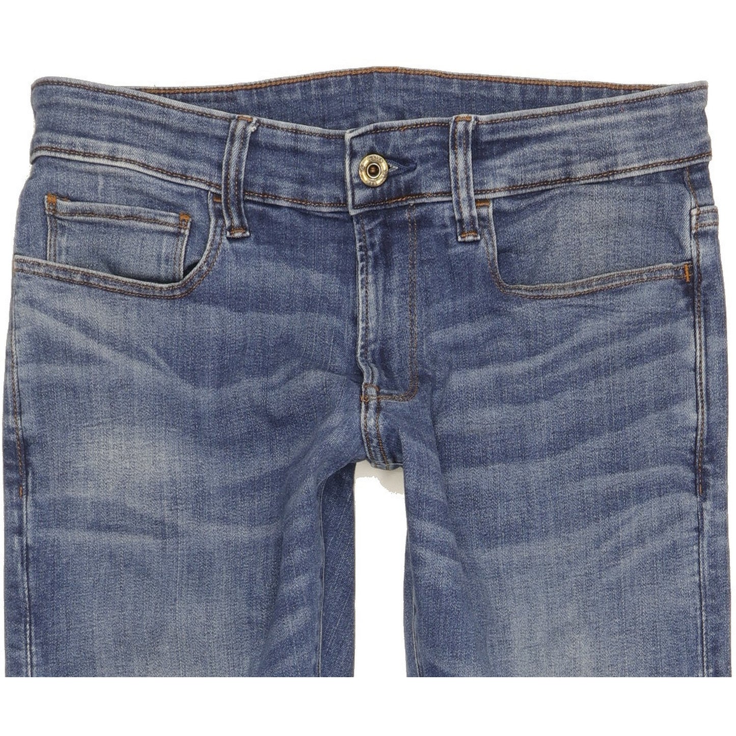 G-Star 3301 Deconstructed Men Blue Skinny Slim Stretch Jeans W30 L32