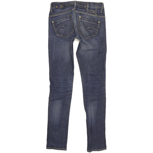 G-Star Midge Women Blue Skinny Slim Stretch Jeans W29 L32