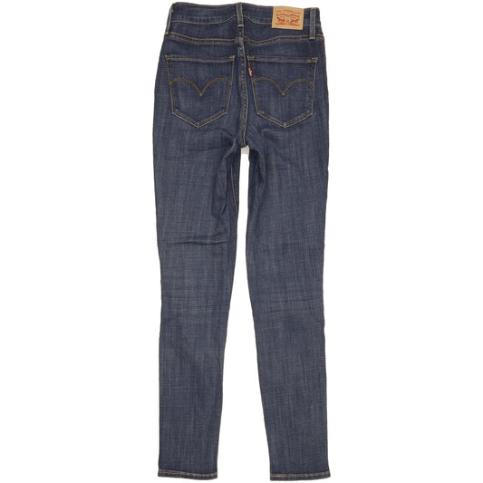 Levi's 721 Women Blue Skinny Slim Stretch Jeans W27 L30