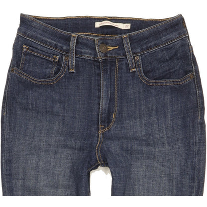 Levi's 721 Women Blue Skinny Slim Stretch Jeans W27 L30