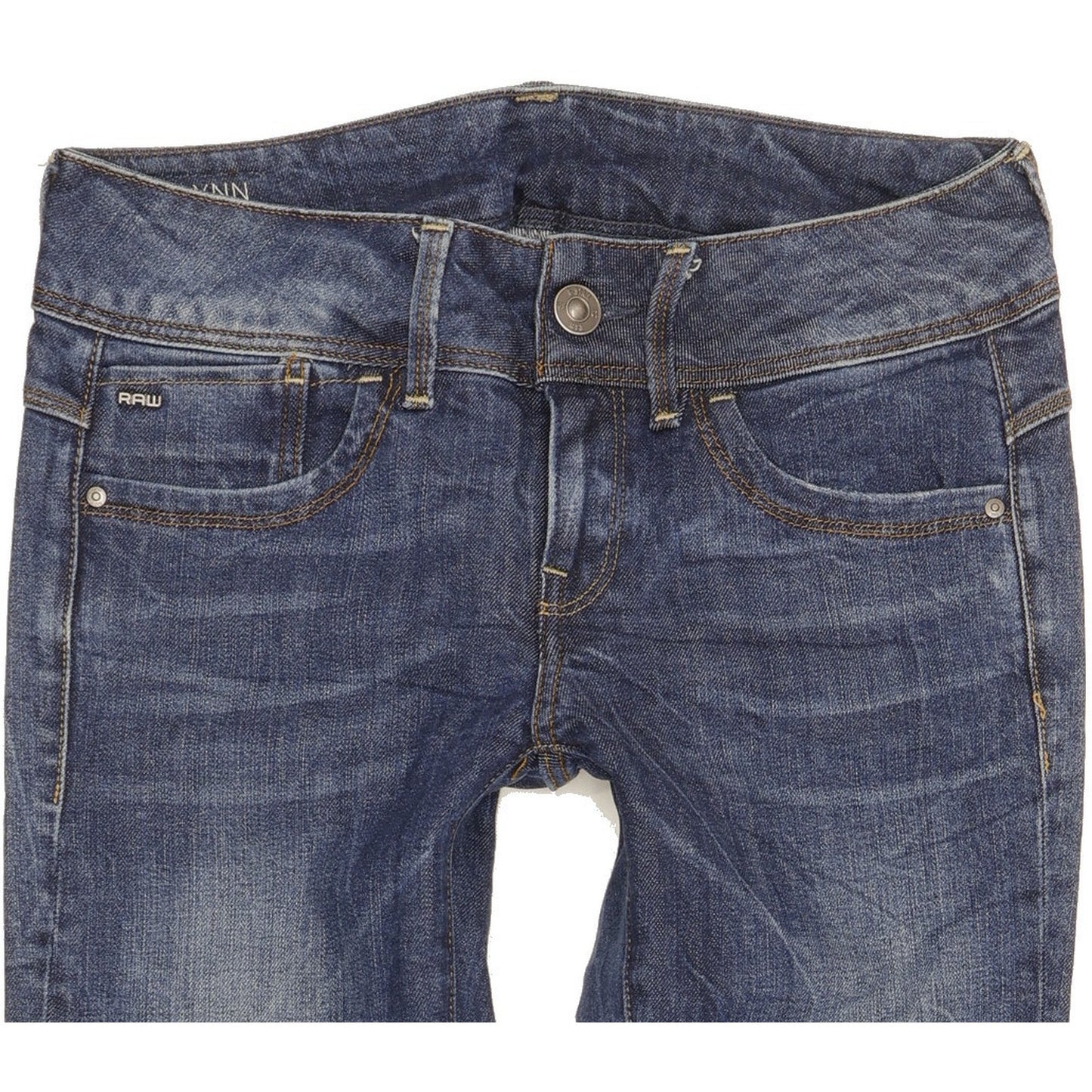 G-Star Lynn Women Blue Skinny Slim Stretch Jeans W26 L30