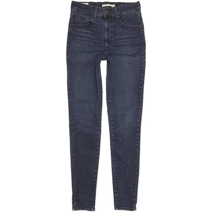 Levi's Mile Blue Skinny Slim Stretch Jeans High Waisted W28 L31