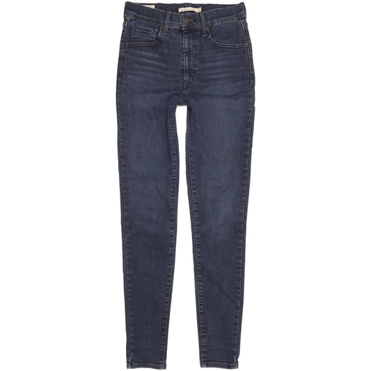 Levi's Mile Blue Skinny Slim Stretch Jeans High Waisted W28 L31